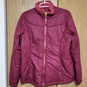 MERRELL Women's Fuchsia Ultra Warm Winter Puffer Coat Jacket Size LARGE NEW